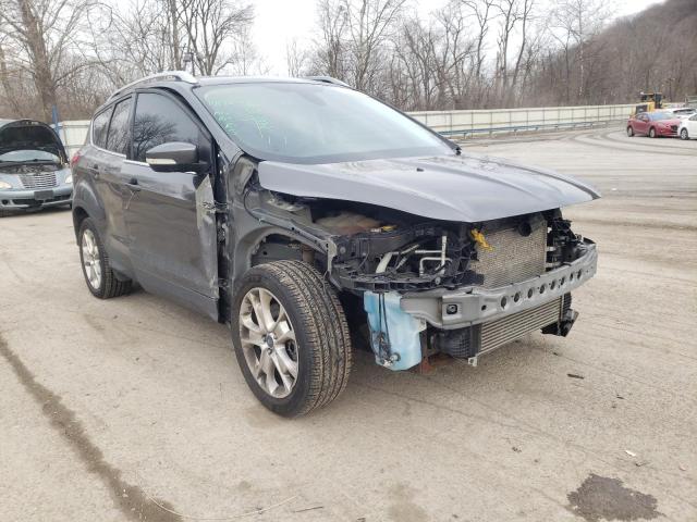 Salvage cars for sale from Copart Ellwood City, PA: 2015 Ford Escape Titanium
