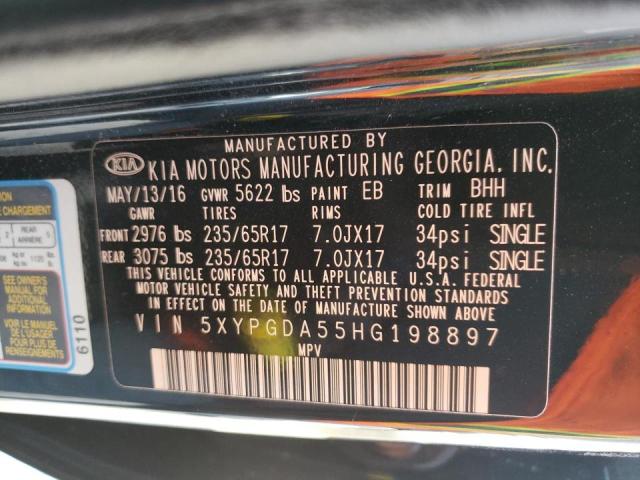 2017 KIA SORENTO LX - 5XYPGDA55HG198897