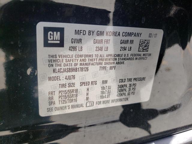 2017 BUICK ENCORE PRE - KL4CJASB9HB178126