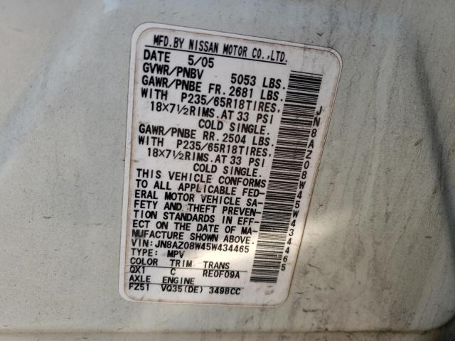 Фото: JN8AZ08W45W434465 - 10