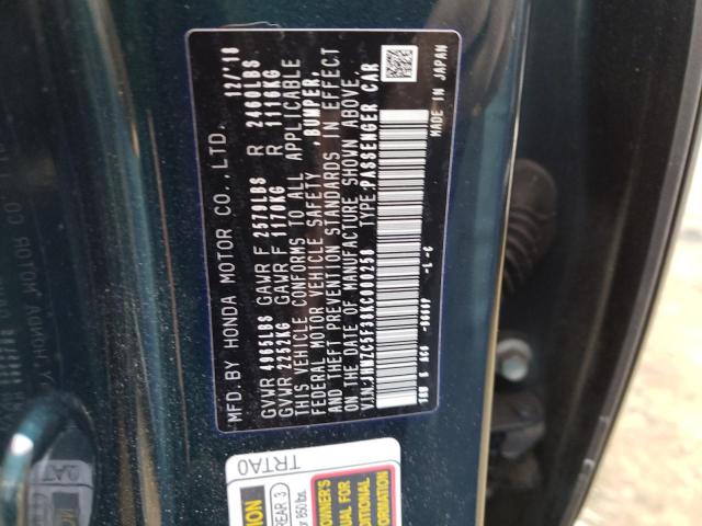 2019 HONDA CLARITY TO JHMZC5F38KC000258