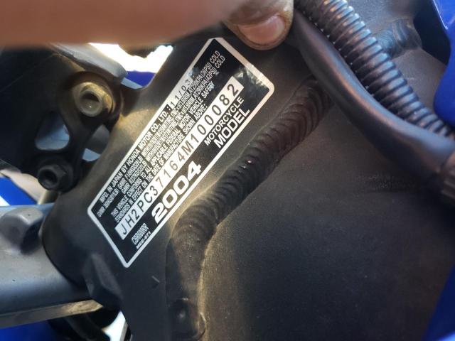 2004 HONDA CBR600 RR JH2PC37164M100082