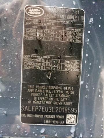 2020 LAND ROVER DEFENDER 1 SALEP7EU3L2018595