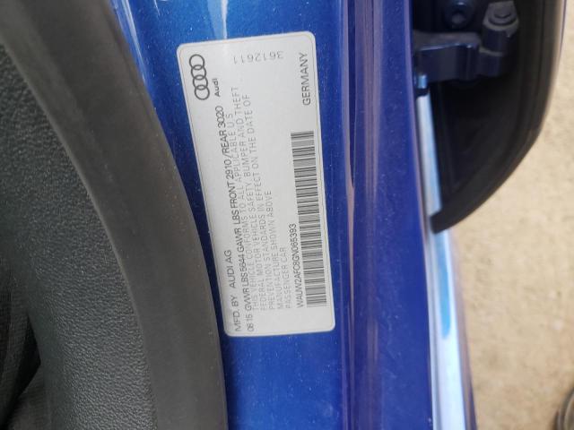 2016 AUDI S7 PRESTIG WAUW2AFC8GN065393