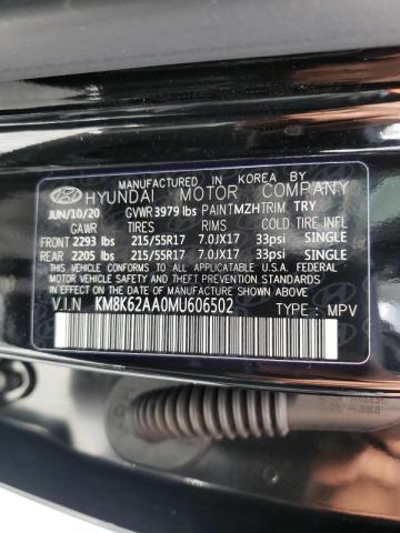 2021 HYUNDAI KONA SEL P KM8K62AA0MU606502