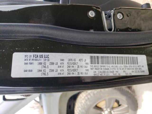 2017 JEEP PATRIOT SP 1C4NJRBB1HD170409