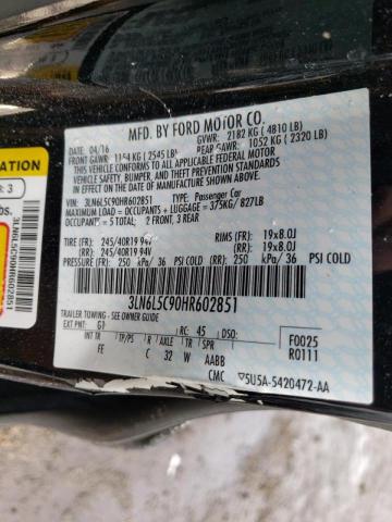 2017 LINCOLN MKZ SELECT 3LN6L5C90HR602851