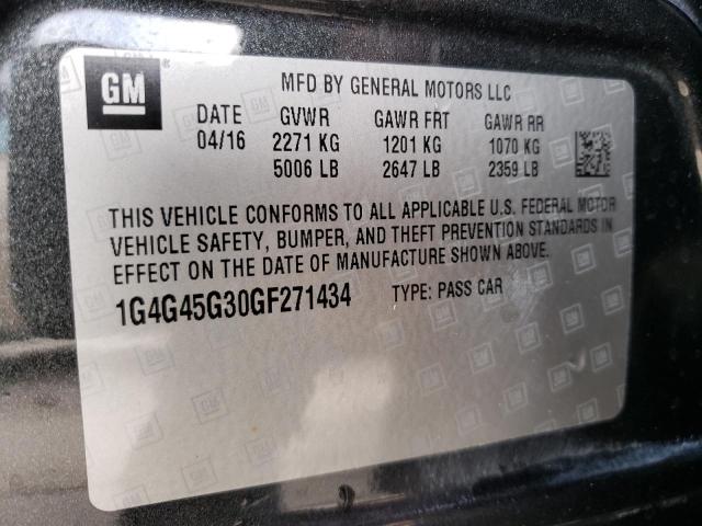 2016 BUICK LACROSSE S 1G4G45G30GF271434
