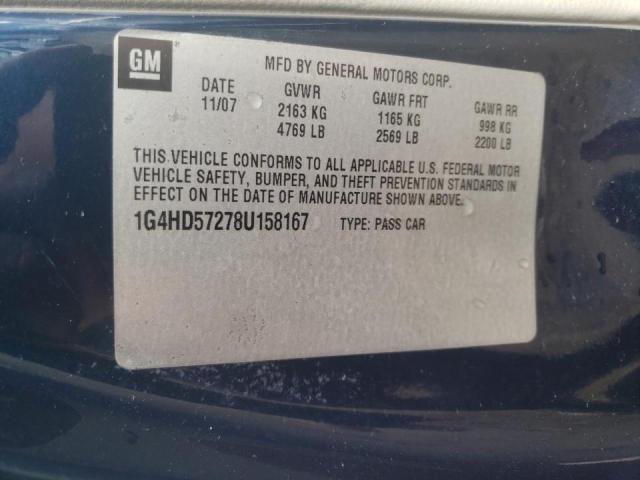 1G4HD57278U158167 Buick Lucerne Cx 2008. Фото: 9