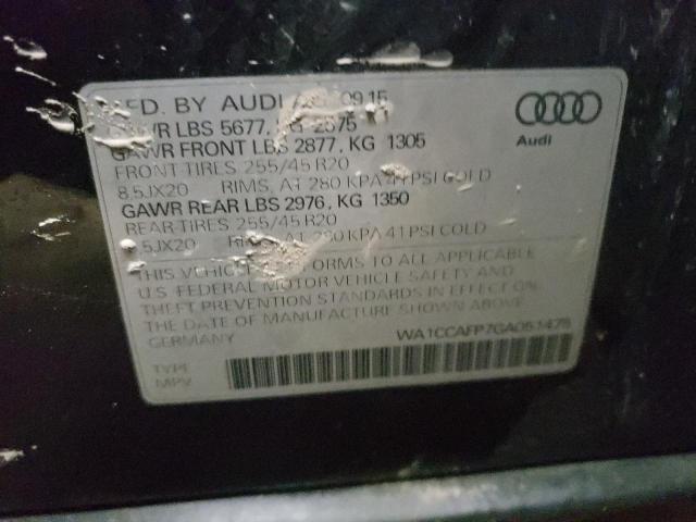 2016 AUDI SQ5 PREMIU WA1CCAFP7GA051475