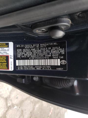 2017 TOYOTA CAMRY LE 4T1BF1FK0HU421612