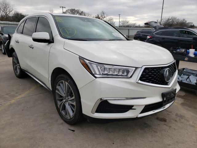 Salvage cars for sale from Copart Wilmer, TX: 2017 Acura MDX Techno
