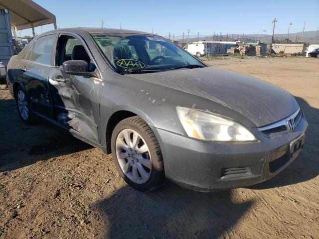Salvage cars for sale from Copart San Martin, CA: 2007 Honda Accord EX