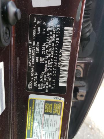 5XXGM4A7XFG387508 Kia Optima Lx 2015. Фото: 9