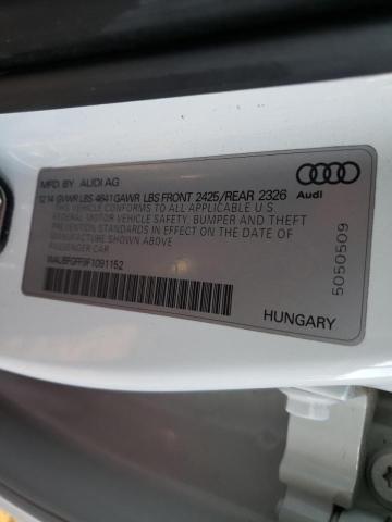 2015 AUDI A3 QUATTRO WAUBFGFF9F1091152