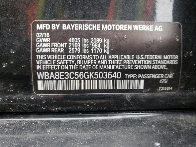 2016 BMW 328 XI SUL WBA8E3C56GK503640
