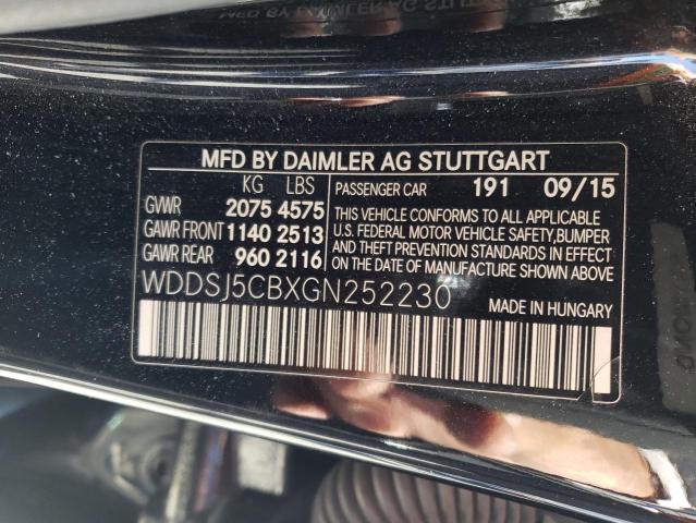 2016 MERCEDES-BENZ CLA 45 AMG WDDSJ5CBXGN252230