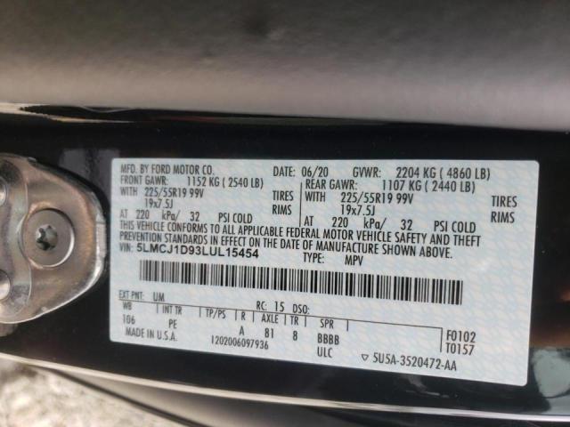 2020 LINCOLN CORSAIR 5LMCJ1D93LUL15454