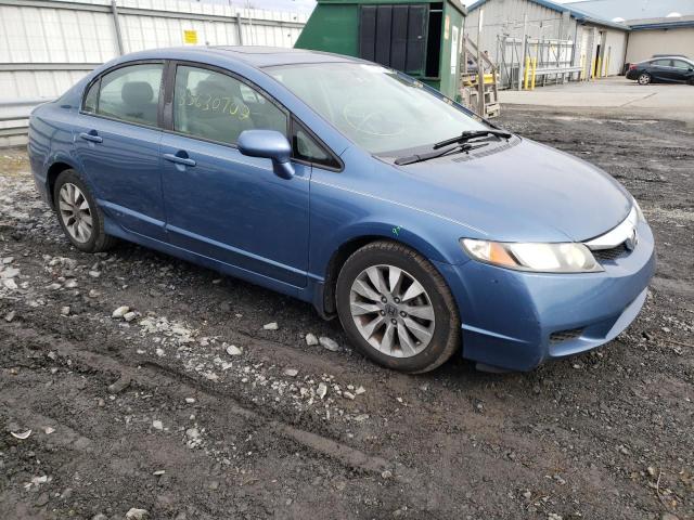 Salvage cars for sale from Copart Grantville, PA: 2009 Honda Civic EX