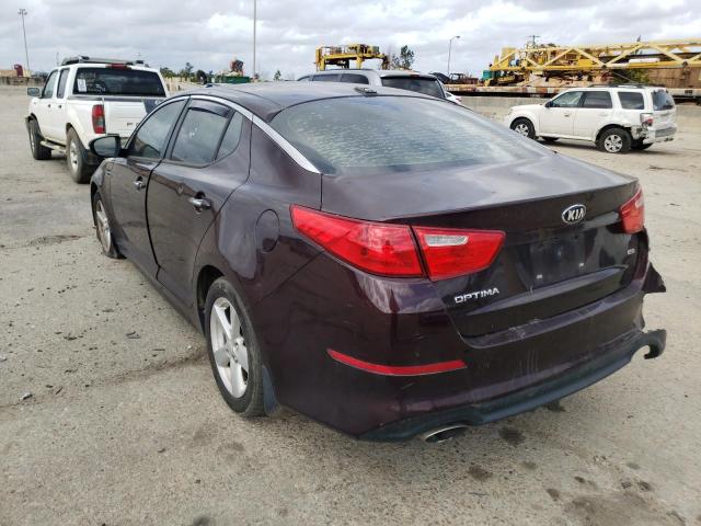 5XXGM4A71EG287523 Kia Optima Lx 2014. Фото: 2