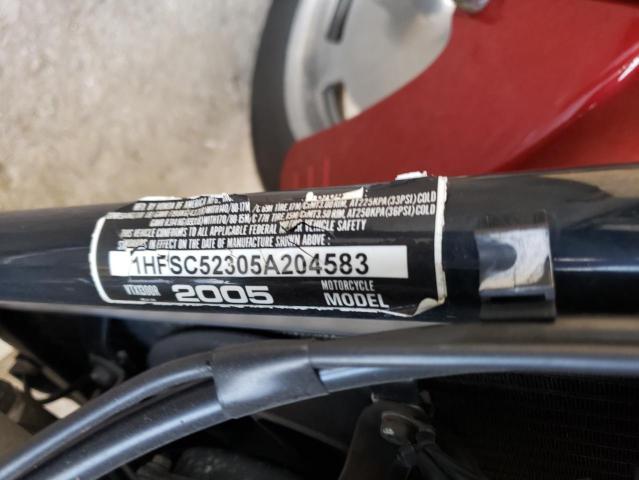 2005 HONDA VTX1300 R 1HFSC52305A204583