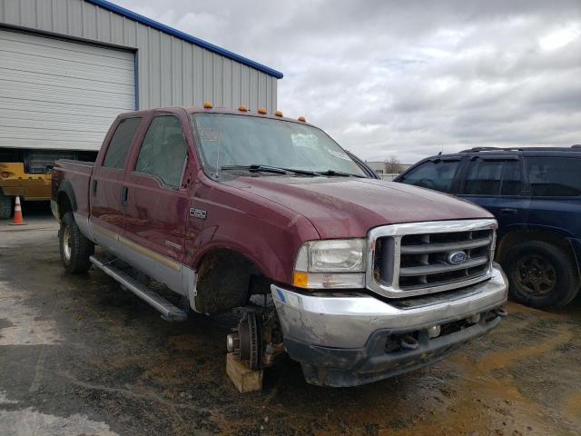 Salvage cars for sale from Copart Tulsa, OK: 2004 Ford F250 Super