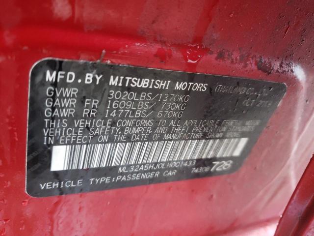 2020 MITSUBISHI MIRAGE LE ML32A5HJ0LH001433