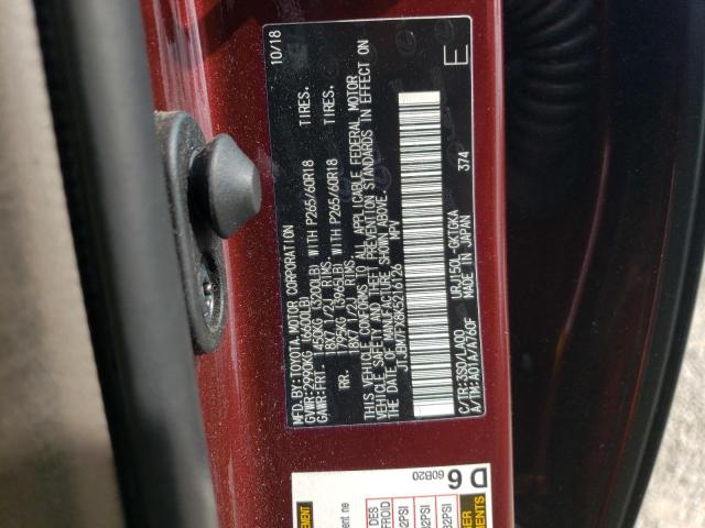 2019 LEXUS GX 460 - JTJBM7FX8K5216126