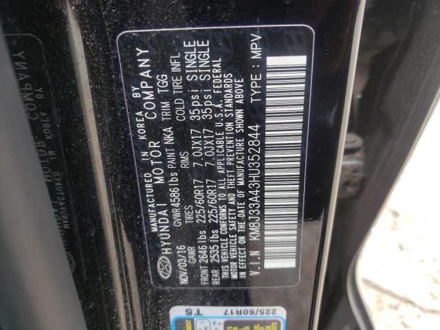2017 HYUNDAI TUCSON LIM KM8J33A43HU352844