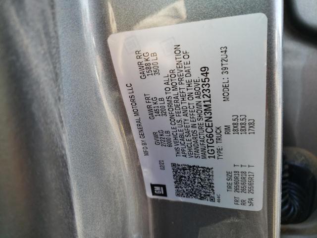 2021 GMC CANYON ELE 1GTG6CEN3M1233549