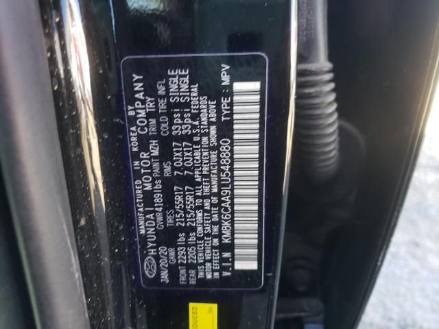 2020 HYUNDAI KONA SEL P KM8K6CAA9LU548880