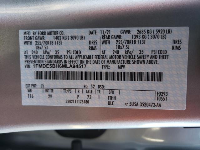 2021 FORD BRONCO BAS - 1FMDE5BH6MLA94517