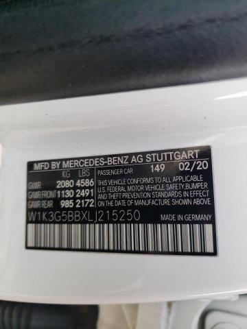 2020 MERCEDES-BENZ A 35 AMG W1K3G5BBXLJ215250