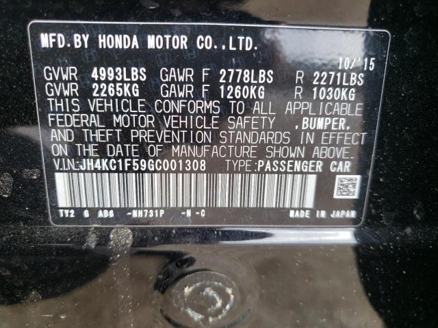 2016 ACURA RLX TECH JH4KC1F59GC001308
