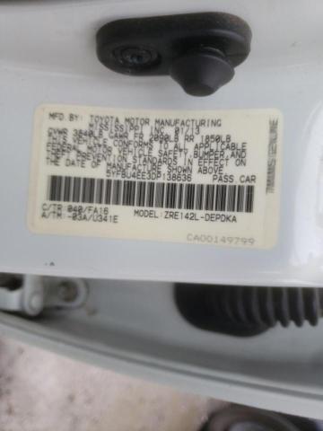 2013 TOYOTA COROLLA BA - 5YFBU4EE3DP138636