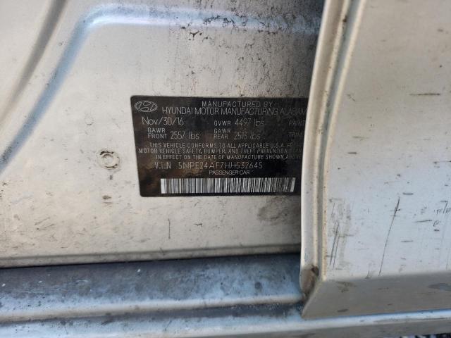 2017 HYUNDAI SONATA SE - 5NPE24AF7HH532645