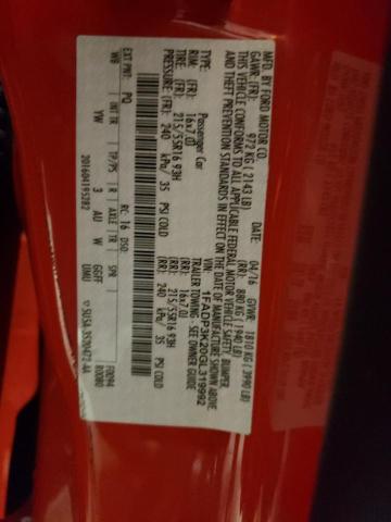 2016 FORD FOCUS SE 1FADP3K20GL319992