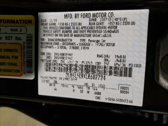 2020 LINCOLN MKZ RESERV 3LN6L5E9XLR607724