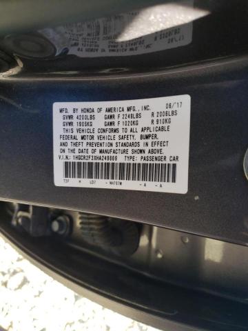 2017 HONDA ACCORD LX 1HGCR2F3XHA249669