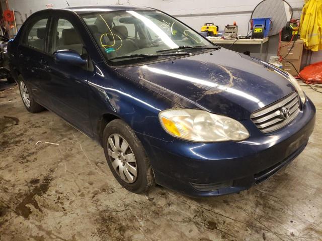 Salvage cars for sale from Copart Wheeling, IL: 2004 Toyota Corolla