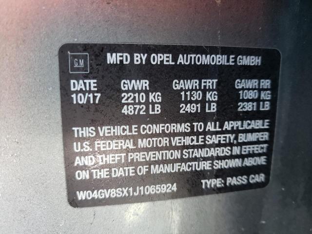 2018 BUICK REGAL TOUR W04GV8SX1J1065924