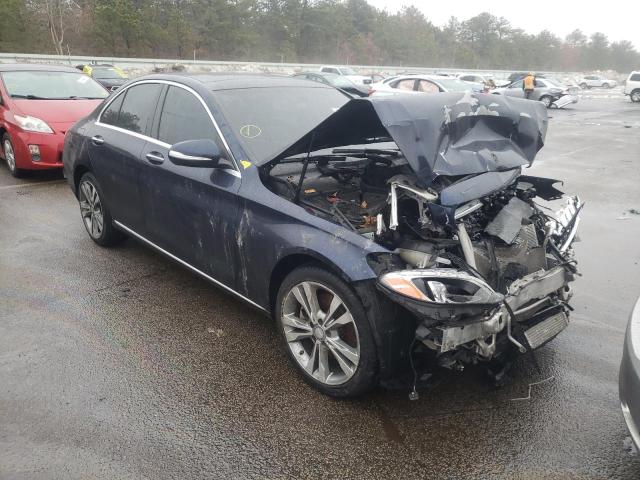 Salvage cars for sale from Copart Brookhaven, NY: 2015 Mercedes-Benz C 300 4matic