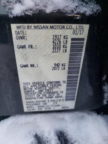 1N4AL3APXHC196165 Nissan Altima 2.5 2017. Фото: 9