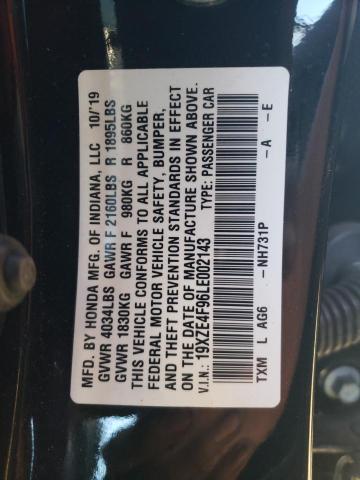 2020 HONDA INSIGHT TO 19XZE4F96LE002143