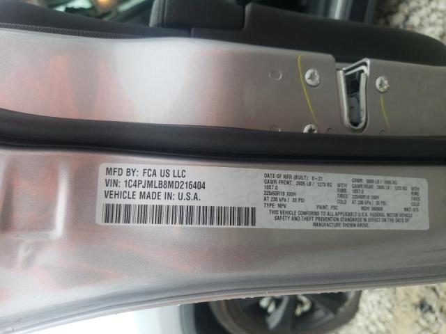 2021 JEEP CHEROKEE L - 1C4PJMLB8MD216404