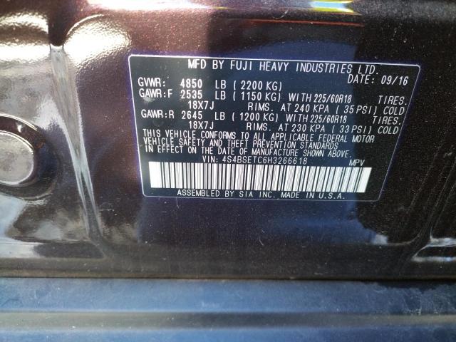 2017 SUBARU OUTBACK TO 4S4BSETC6H3266618