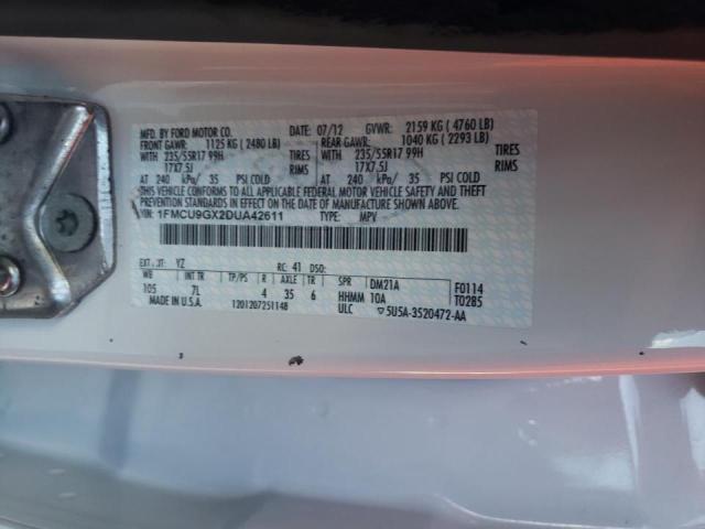 2013 FORD ESCAPE SE - 1FMCU9GX2DUA42611