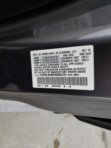 2015 HONDA ODYSSEY TO 5FNRL5H98FB096470