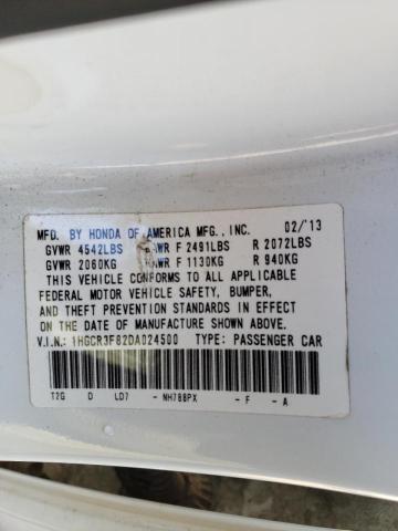 2013 HONDA ACCORD EXL - 1HGCR3F82DA024500