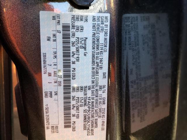 2016 FORD C-MAX PREM 1FADP5CU8GL114352